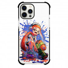 Splatoon Agent 3 Orange Case For iPhone Samsung Galaxy Pixel OnePlus Vivo Xiaomi Asus Sony Motorola Nokia - Agent 3 Orange Smiling Watercolor Art