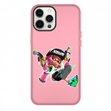 Splatoon Agent 3 Pink Case For iPhone Samsung Galaxy Pixel OnePlus Vivo Xiaomi Asus Sony Motorola Nokia - Agent 3 Pink Cap Sliding Two Guns