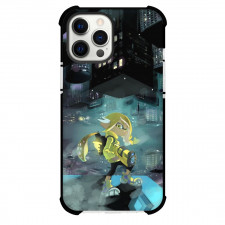 Splatoon Agent 3 Yellow Case For iPhone Samsung Galaxy Pixel OnePlus Vivo Xiaomi Asus Sony Motorola Nokia - Agent 3 Yellow Upside Down City Background