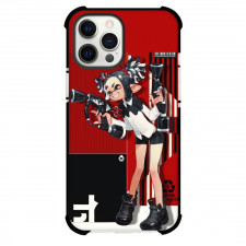 Splatoon Agent 8 Case For iPhone Samsung Galaxy Pixel OnePlus Vivo Xiaomi Asus Sony Motorola Nokia - Agent 8 Holding Two Guns Wallpaper Art