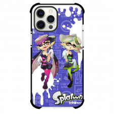 Splatoon Case For iPhone Samsung Galaxy Pixel OnePlus Vivo Xiaomi Asus Sony Motorola Nokia - Callie & Marie Blue Scriptures Background