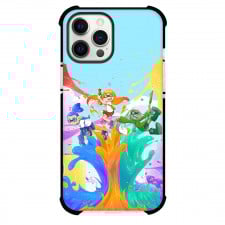 Splatoon Case For iPhone Samsung Galaxy Pixel OnePlus Vivo Xiaomi Asus Sony Motorola Nokia - Characters Blue Orange Green Paint Fountain