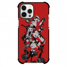 Splatoon Case For iPhone Samsung Galaxy Pixel OnePlus Vivo Xiaomi Asus Sony Motorola Nokia - Characters Standing Red Background