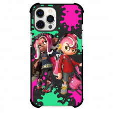 Splatoon Case For iPhone Samsung Galaxy Pixel OnePlus Vivo Xiaomi Asus Sony Motorola Nokia - Splatoon Girl Agents Green Pink Splash