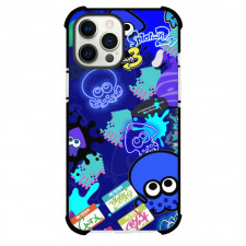 Splatoon Case For iPhone Samsung Galaxy Pixel OnePlus Vivo Xiaomi Asus Sony Motorola Nokia - Splatoon Octopus Collage Blue Background