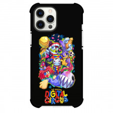 The Amazing Digital Circus Phone Case For iPhone Samsung Galaxy Pixel OnePlus Vivo Xiaomi Asus Sony Motorola Nokia - Characters Black Background Poster