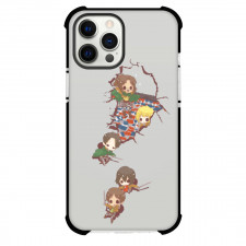 Attack On Titan Phone Case For iPhone And Samsung Galaxy Devices - Characters Saving Cartoon Art Sticker Art