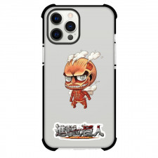 Attack On Titan Phone Case For iPhone And Samsung Galaxy Devices - Colossal Titan Attack Mode Cartoon Art Sticker Art
