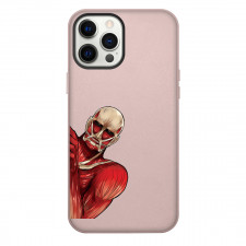 Attack On Titan Phone Case For iPhone And Samsung Galaxy Devices - Colossal Titan Hiding Sticker
