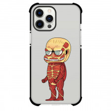 Attack On Titan Phone Case For iPhone And Samsung Galaxy Devices - Colossal Titan Cartoon Art Sticker Art