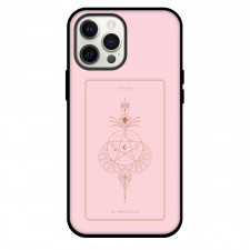 Pink Deck Tarot Knight Of Pentacles Phone Case For iPhone and Samsung Galaxy Devices - Knight Of Pentacles Tarot On Pink Background