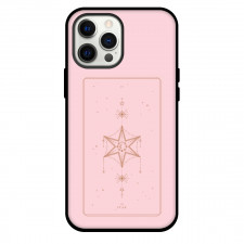 Pink Deck Tarot The Star Phone Case For iPhone and Samsung Galaxy Devices - The Star Tarot On Pink Background