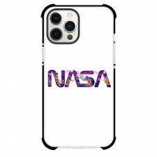 NASA Logo Phone Case For iPhone and Samsung Galaxy Devices - Purple Astronaut NASA Logo
