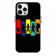 Dragon Ball Goku Phone Case For iPhone And Samsung Galaxy Devices - Goku Different Formations Silhouette Art