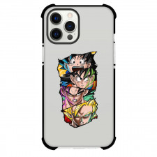 Dragon Ball Goku Phone Case For iPhone And Samsung Galaxy Devices - Goku Different Forms Sticker Art