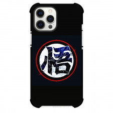 Dragon Ball Goku Phone Case For iPhone And Samsung Galaxy Devices - Goku Logo On Black Background
