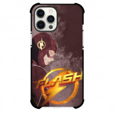 The Flash Phone Case For iPhone And Samsung Galaxy Devices - The Flash Bust And Flash Logo