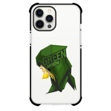 Green Arrow Phone Case For iPhone and Samsung Galaxy Devices - Green Arrow With Yellow Beard PopHead Minimalist Art