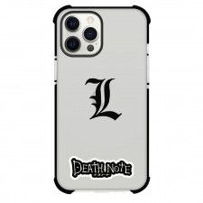Death Note L Phone Case For iPhone And Samsung Galaxy Devices - L Logo On White Background