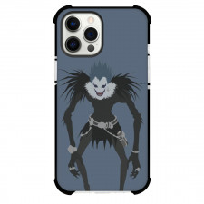 Death Note Ryuk Phone Case For iPhone And Samsung Galaxy Devices - Ryuk Standing Minimalist On Navy Background