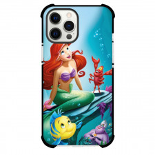 The Little Mermaid Phone Case For iPhone And Samsung Galaxy Devices - Ariel Flounder Sebastian Ursula In The Ocean