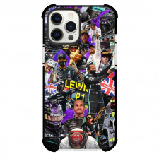 F1 Formula One Lewis Hamilton Phone Case For iPhone And Samsung Galaxy Devices - Lewis Hamilton Collage