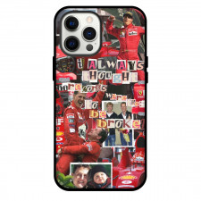 F1 Formula One Michael Schumacher Phone Case For iPhone And Samsung Galaxy Devices - Michael Schumacher I Always Thought Records Were There Collage