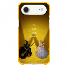 Wicked Phone Case For iPhone Samsung Galaxy Pixel OnePlus Vivo Xiaomi Asus Sony Motorola Nokia - Wicked For Good Glinda Elphaba On Yellow Brick Road Background