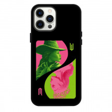 Wicked Phone Case For iPhone Samsung Galaxy Pixel OnePlus Vivo Xiaomi Asus Sony Motorola Nokia - Green Pink Side Portrait Monochrome