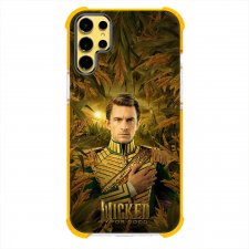 Wicked Phone Case For iPhone Samsung Galaxy Pixel OnePlus Vivo Xiaomi Asus Sony Motorola Nokia - Wicked For Good Prince Fiyero Profile with Golden Background