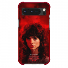 Stranger Things Phone Case For iPhone Samsung Galaxy Pixel OnePlus Vivo Xiaomi Asus Sony Motorola Nokia - Stranger Things 5 Nancy Wheeler Profile Red Background