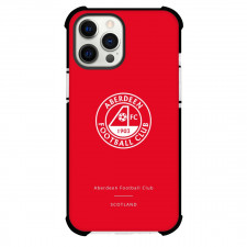 Aberdeen F.C. Phone Case For iPhone and Samsung Galaxy Devices - Aberdeen F.C. Logo On Red Background