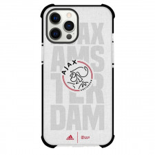 AFC Ajax Phone Case For iPhone and Samsung Galaxy Devices - AFC Ajax Logo Gray Background