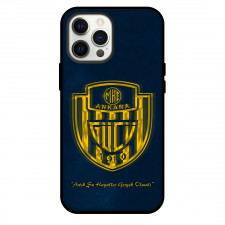 MKE Ankaragucu Phone Case For iPhone and Samsung Galaxy Devices - MKE Ankaragucu Logo On Black Background