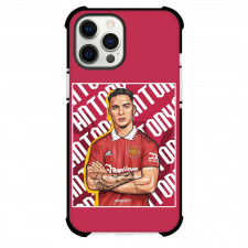 Antony Phone Case For iPhone and Samsung Galaxy Devices - Antony Vector Art Manchester United Red Background