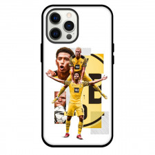 Jude Bellingham Phone Case For iPhone and Samsung Galaxy Devices - Jude Bellingham And Haaland Celebration White Background