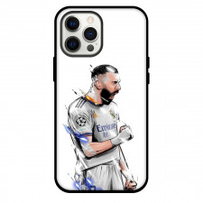 Karim Benzema Phone Case For iPhone and Samsung Galaxy Devices - Karim Benzema Shouting Illustration