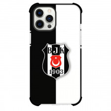 Besiktas J.K. Phone Case For iPhone and Samsung Galaxy Devices - Besiktas J.K. Logo On Black White Background