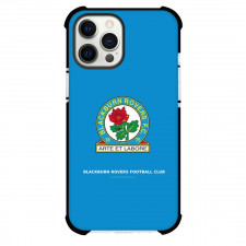 Blackburn Rovers F.C. Phone Case For iPhone and Samsung Galaxy Devices - Blackburn Rovers F.C. Logo On Blue Background