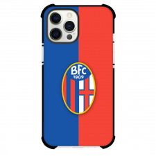 Bologna F.C. 1909 Phone Case For iPhone and Samsung Galaxy Devices - Bologna F.C. 1909 Logo On Blue Red Background