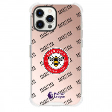 Brentford Football Club Phone Case For iPhone and Samsung Galaxy Devices - Brentford Football Club Medley Monogram Wordmark