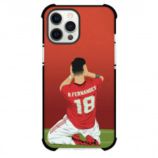 Bruno Fernandes Phone Case For iPhone and Samsung Galaxy Devices - Bruno Fernandes 18 Signature Celebration Minimalist Art