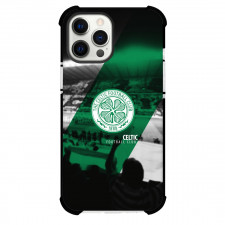 Celtic F.C. Phone Case For iPhone and Samsung Galaxy Devices - Celtic F.C. Logo Stripe Background