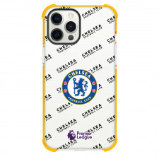Chelsea Football Club Phone Case For iPhone and Samsung Galaxy Devices - Chelsea Football Club Medley Monogram Wordmark
