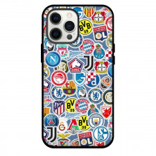 Football Club Phone Case For iPhone and Samsung Galaxy Devices - Football Club Logo Collage