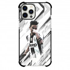 Paulo Dybala Phone Case For iPhone and Samsung Galaxy Devices - Paulo Dybala Signature Posture On Zebra Background
