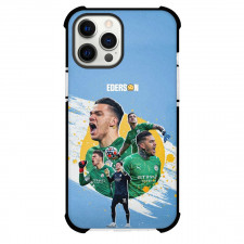 Ederson Phone Case For iPhone and Samsung Galaxy Devices - Ederson Nostalgic Poster Blue Background