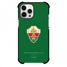 Elche CF Phone Case For iPhone and Samsung Galaxy Devices - Elche CF Logo On Green Background
