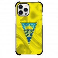G.D. Estoril Praia Phone Case For iPhone and Samsung Galaxy Devices - G.D. Estoril Praia Logo On Yellow Background