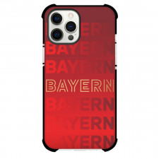 FC Bayern Munich Phone Case For iPhone and Samsung Galaxy Devices - FC Bayern Munich Monogram Red Background